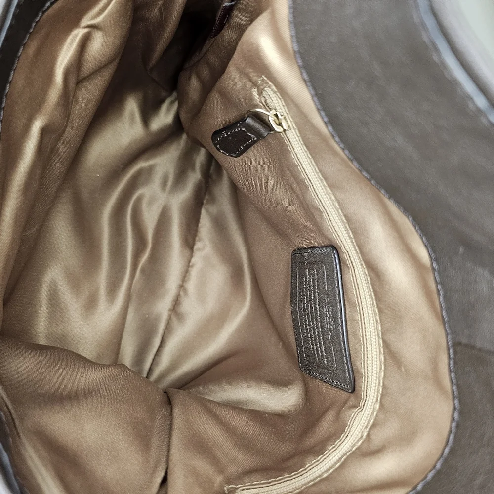 Coach Madison Phoebe Monogram Tote Brown - Picture 9 of 13